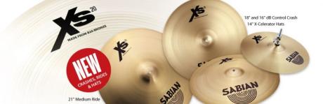 Sabian: Xs20 - 4 nové činely z profesionální slitiny B20