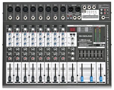 M802USB: Mixážní pult