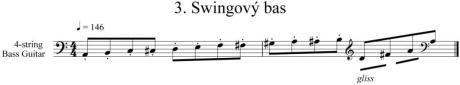 Obr. 3: Swingující bas