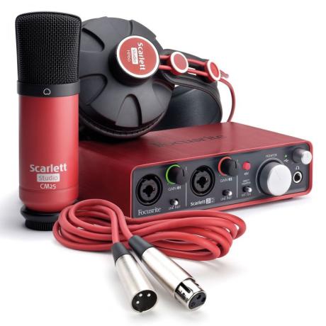 Focusrite Scarlett Studio Bundle - jednoduché komplexní řešení pro nahrávání