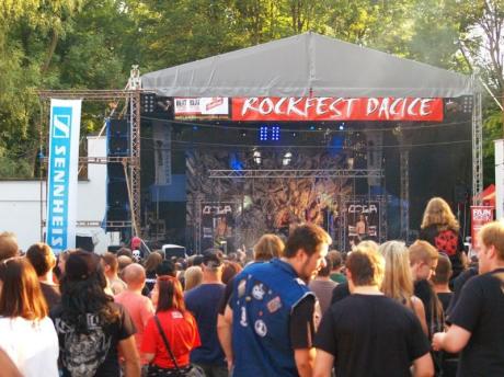 Rockfest Dačice převážně na Sennheiser