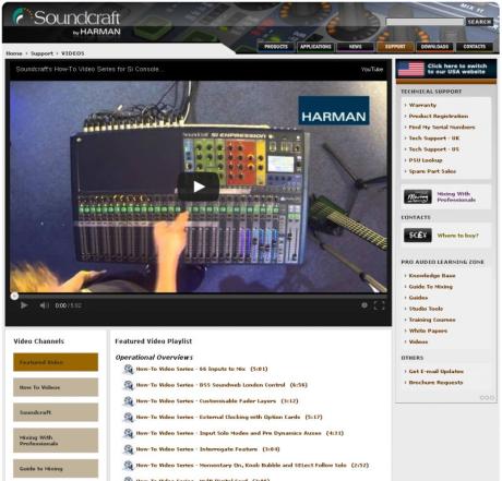 Soundcraft: How To
