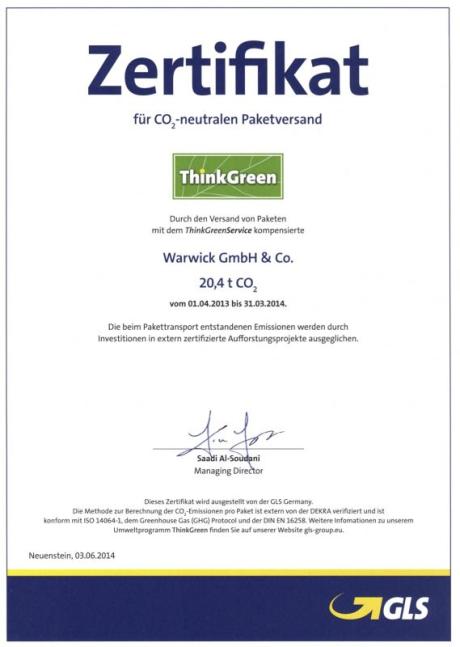 Certifikát o CO₂
