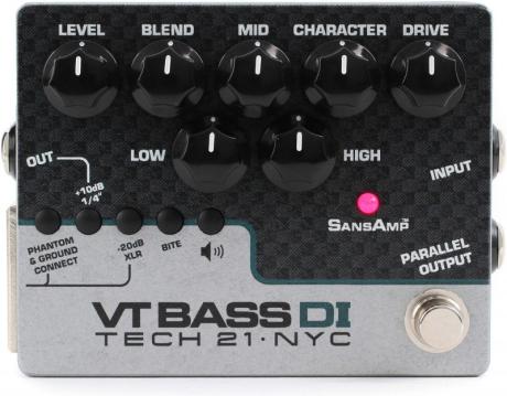 Tech21 VT Bass DI - užitečný baskytarový efekt