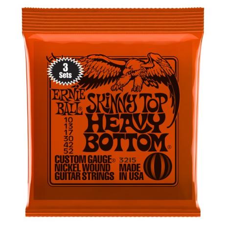 Ernie Ball: Skinny top Heavy Bottom 3 Pack