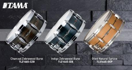 Tama: Three new Star Solid snare drums