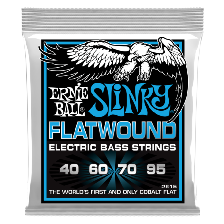 Ernie Ball: Extra Slinky Flatwound Bass Cobalt