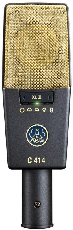 AKG C 414 - přepínání směrových charakteristik přímo na mikrofonu