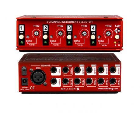 Radial: JX42™ four input guitar switcher