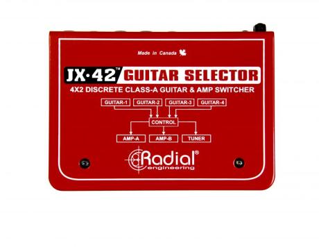 Radial: JX42™ four input guitar switcher