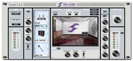 Two Notes Audio Engineering Torpedo C.A.B. - simulace konce zvukového řetězce