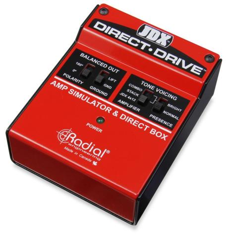 Radial: JDX Direct-Drive, Amp Simulator a DI box