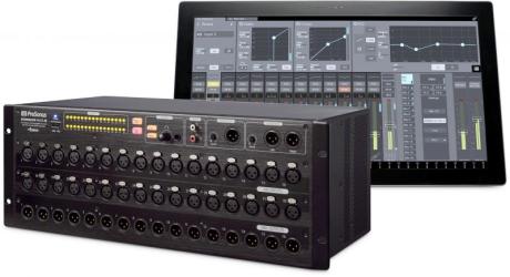 Presonus RM 32AI, rackový model pultu Alias, digitální stagebox k modelům SL