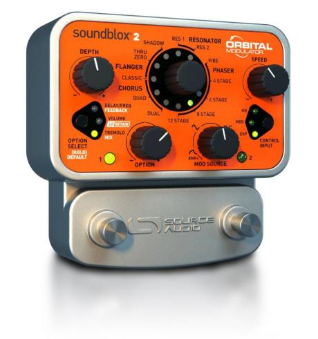 Source Audio - Soundblox 2 Orbital Modulator, Soundblox PRO Bass Envelope Filter, Hot Hand III