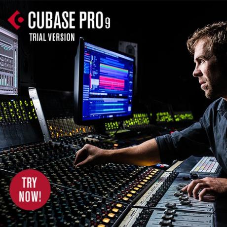 Steinberg: Zkušební verze Cubase 9