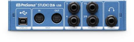PreSonus Studio 26 - šestikanálová USB zvuková karta vybavená MIDI