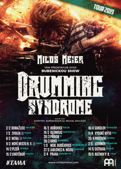 Miloš Meier Drumming Syndrome Tour 2019