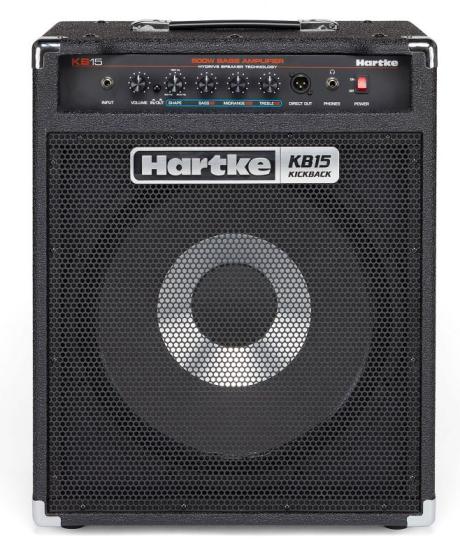 Hartke Kickback 15 - jednoduše vybavené baskytarové kombo