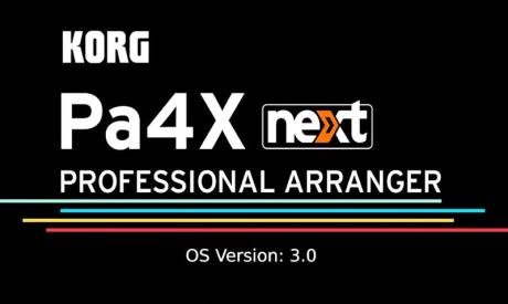Korg Pa4X NEXT - nový operační systém pro profesionální aranžér Pa4X