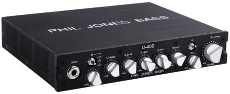 Phil Jones Bass D-400 a Compakt-4 - baskytarový zesilovač a box