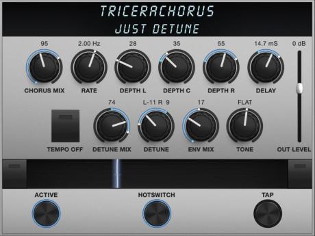 Eventide: TriceraChorus triple chorus algoritmus pro H9 a H9 Dark