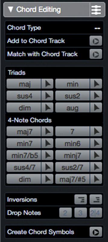 CHORD EDITING PALETA