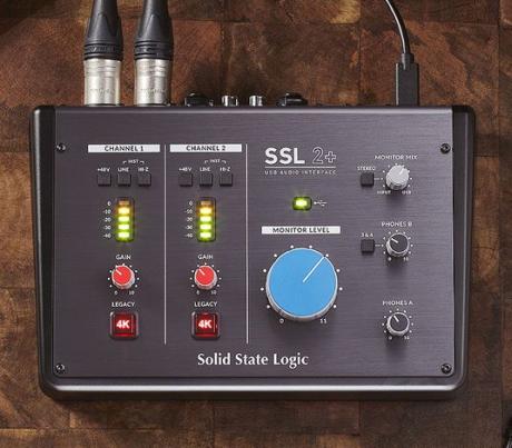 Zvuková karta Solid State Logic SSL 2+. Jak by se jí asi líbilo u mě ve studiu?