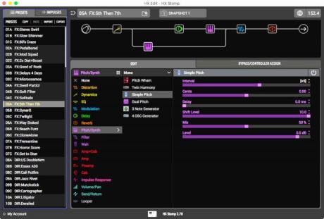 Line 6 HX Stomp - kytarový pedál používající firemní technologií DSP a HX Modeling