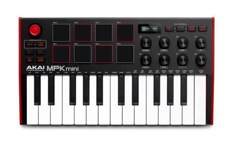 Akai MPK mini MK3 - kompaktní klaviatura a kontrolér s pady