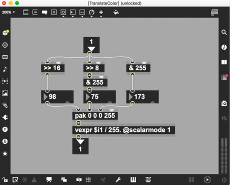 Max for Live - Extrémně osobní Ableton Live - Zobrazení vstupu a výstupu - praxe