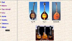 Stránky o mandolíně