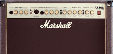 Marshall Acoustic AS50D Soloist - kombo pro akustické nástroje a zpěv