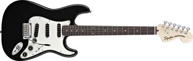 Squier Deluxe Hot Rails Strat - kópia klasickej gitary vybavená sadou minihumbuckerov typu Hot Rails