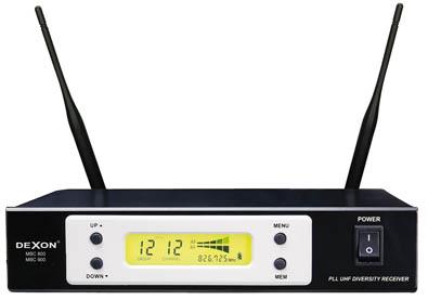 Dexon MBC 800 a 900 - bezdrátové mikrofonní systémy