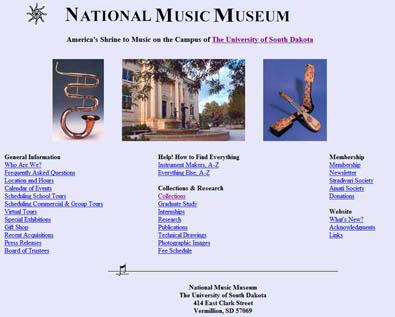 www tip - Muzeum hudebních nástrojů v Dakotě
