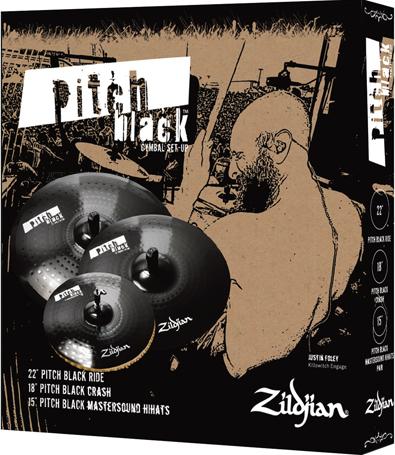 Zildjian Pitch Black - lisováné činely ze slitiny B12