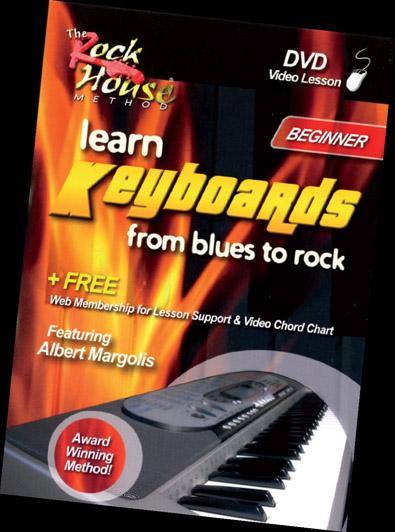 Learn Keyboards From Blues To Rock - Beginner - DVD škola