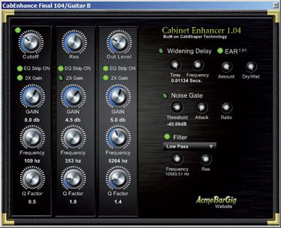 kde vzít a nekrást - cab Enhancer - simulátor kytarového kabinetu