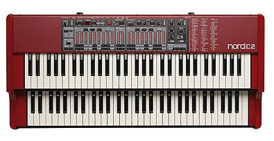 Clavia Nord C2 Organ - dvoumanuálový nástroj s varhanními elektrifikovanými i píšťalovými zvuky