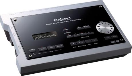 Roland Mobile Studio Canvas SD-50 - zařízení, které kombinuje zvukovou kartu, audio rozhraní a přehrávač