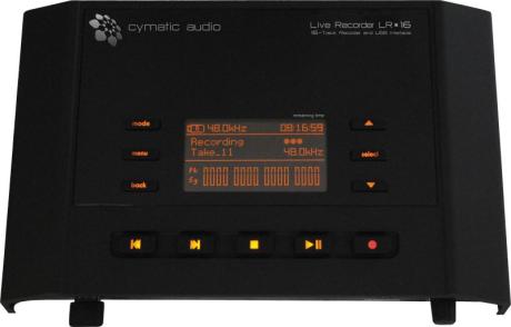 Cymatic Audio Live Recorder LR-16 - USB rekordér a audio rozhraní