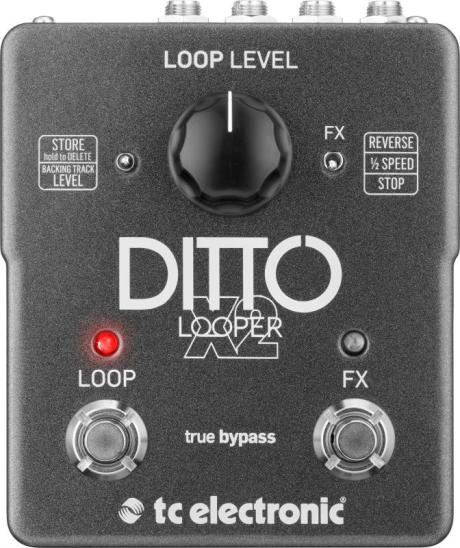 TC Electronic Ditto X2 Looper - nová verze úspěšného TC Ditto looperu