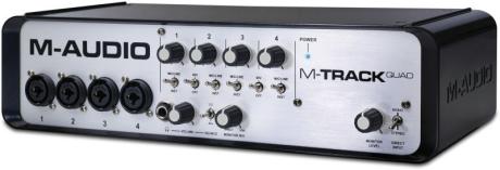 M-Audio M-Track Quad - USB zvuková karta se zabudovanými inserty