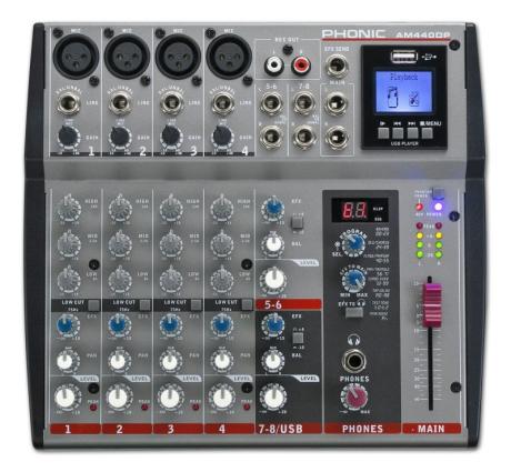 Mixážní pulty Phonic řady AM440 - Pekelně nadupaný mix