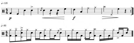 Kýblova bubenická školka - … notace