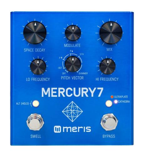 Meris Mercury7 Reverb - podlahový efekt typu reverb