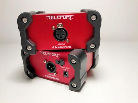 TC Electronic Teleport GLT a GLR - systém dvou krabiček, které zajistí přenos kytarového signálu
