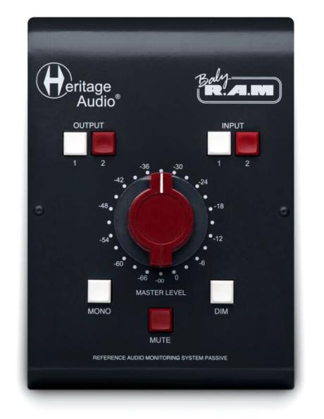 Heritage Audio Baby RAM - pasivní stolní monitorový kontrolér