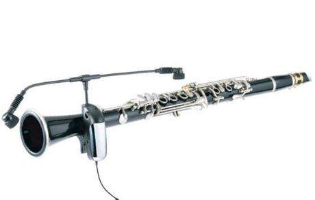 Kombinované snímání klarinetu – zvukovod, klapky